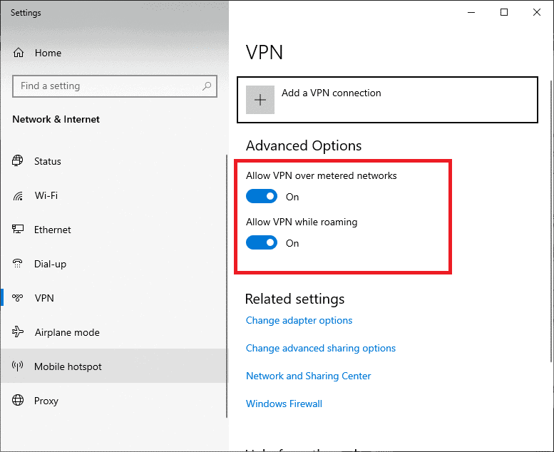 toggle off the VPN options under Advanced Options. Fix Zoom Unstable Internet Connection Error