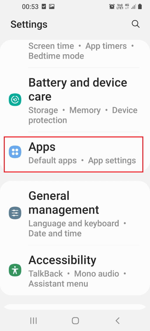 Tap on the Apps tab . Fix Samsung Internet Keeps Opening