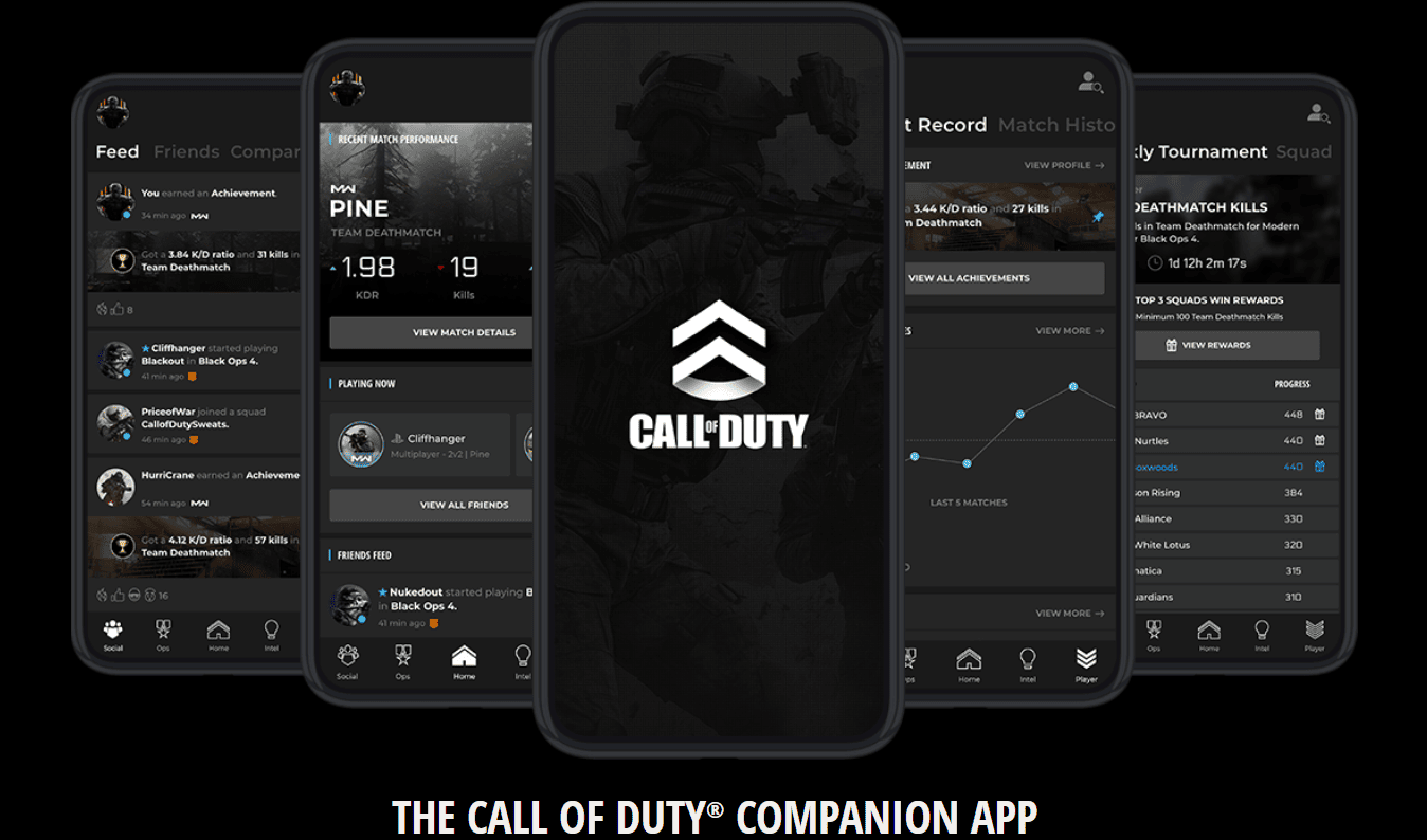 Call of Duty companion official website