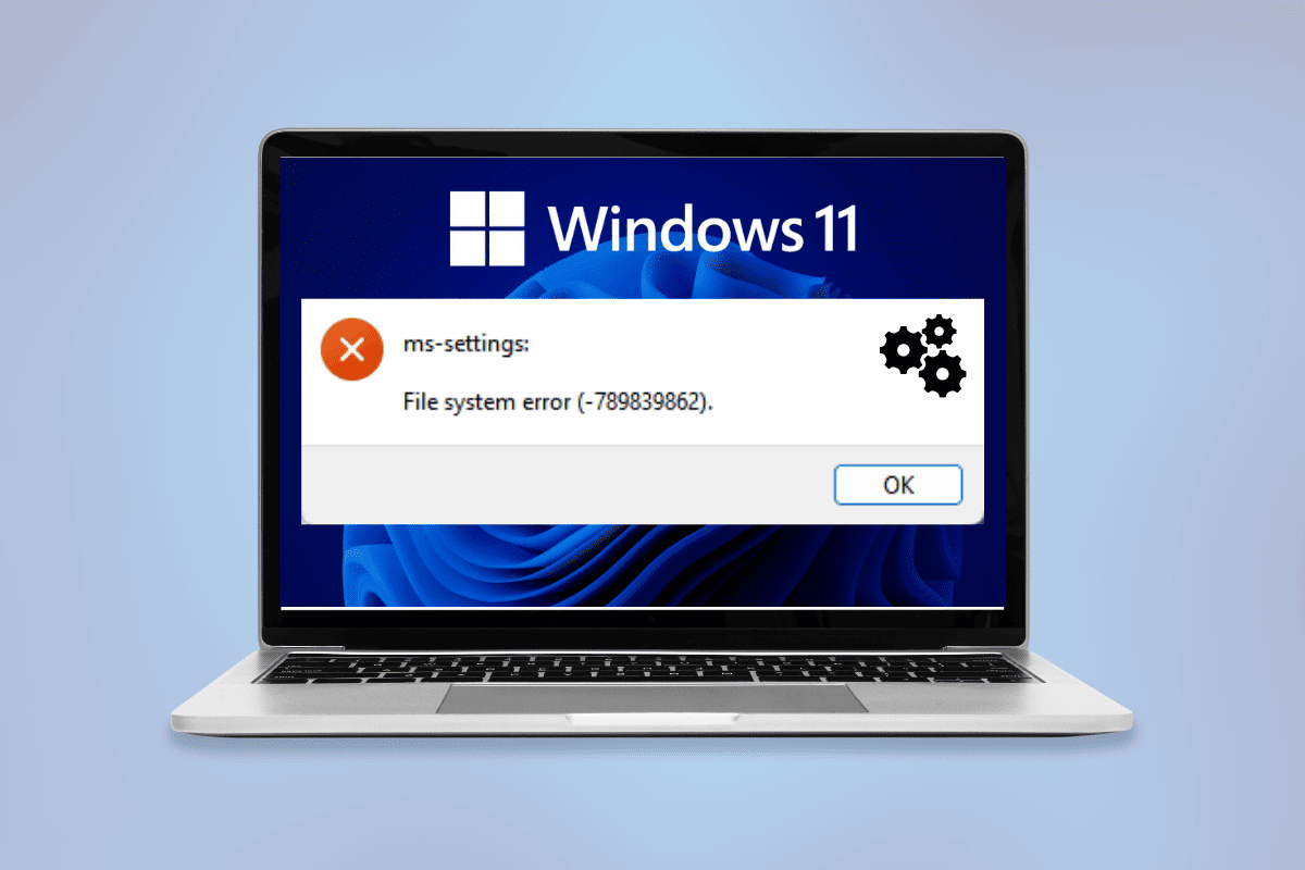 Fix File System Error 789839862 On Windows 11