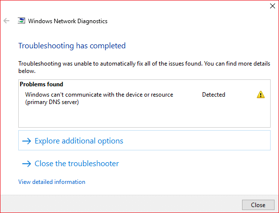 Fix Windows can't communicate with the device or resource error