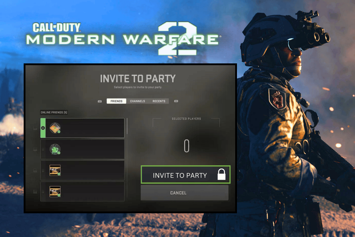 How to Fix Modern Warfare 2 Invite to Party Locked