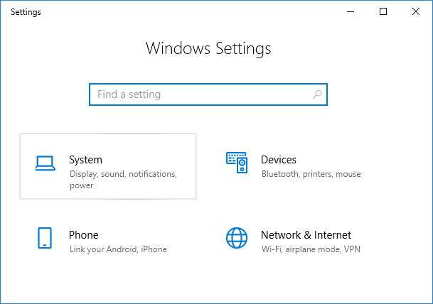 Press Windows Key + I to open Settings then click on System | Rename Bluetooth devices on Windows 10