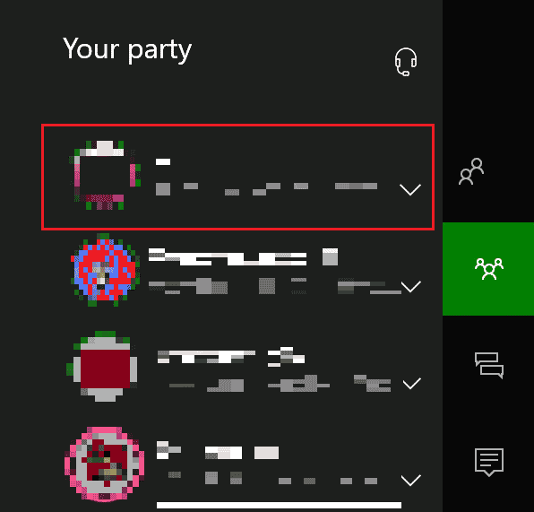 Select the desired member you want to unmute | Fix Issues Accepting an Invitation to a Xbox Party | Xbox invites delayed