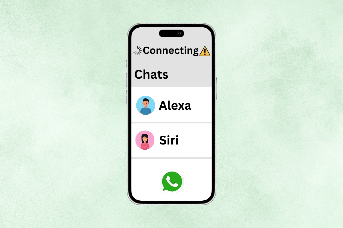 WhatsApp stuck on connecting on iPhone