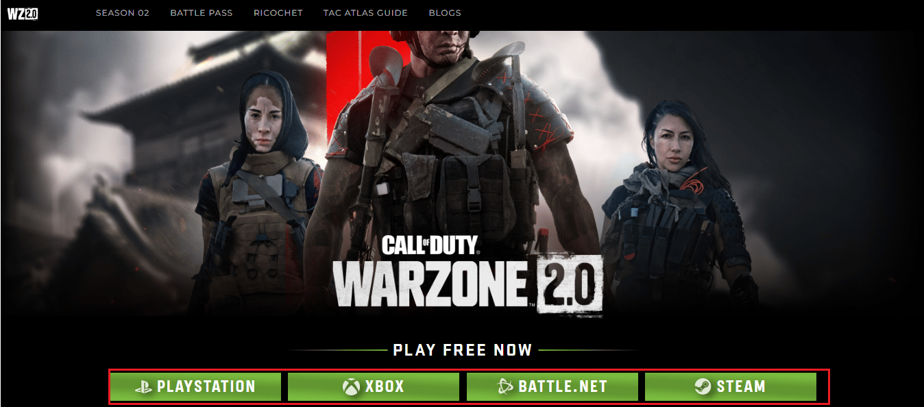 call of duty warzone 2.0 official website