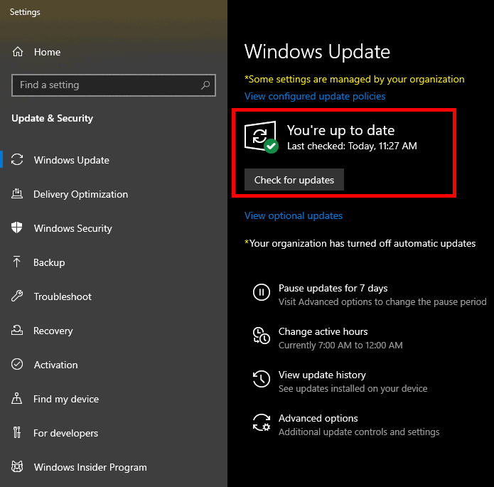 Check if your Windows is updated. If not, update it.