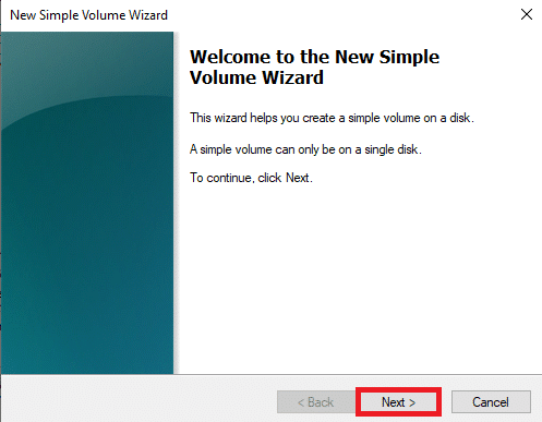 Click Next on the New Simple Volume Wizard. 10 Ways to Fix 0x80070015 Bitlocker the Device is Not Ready Error