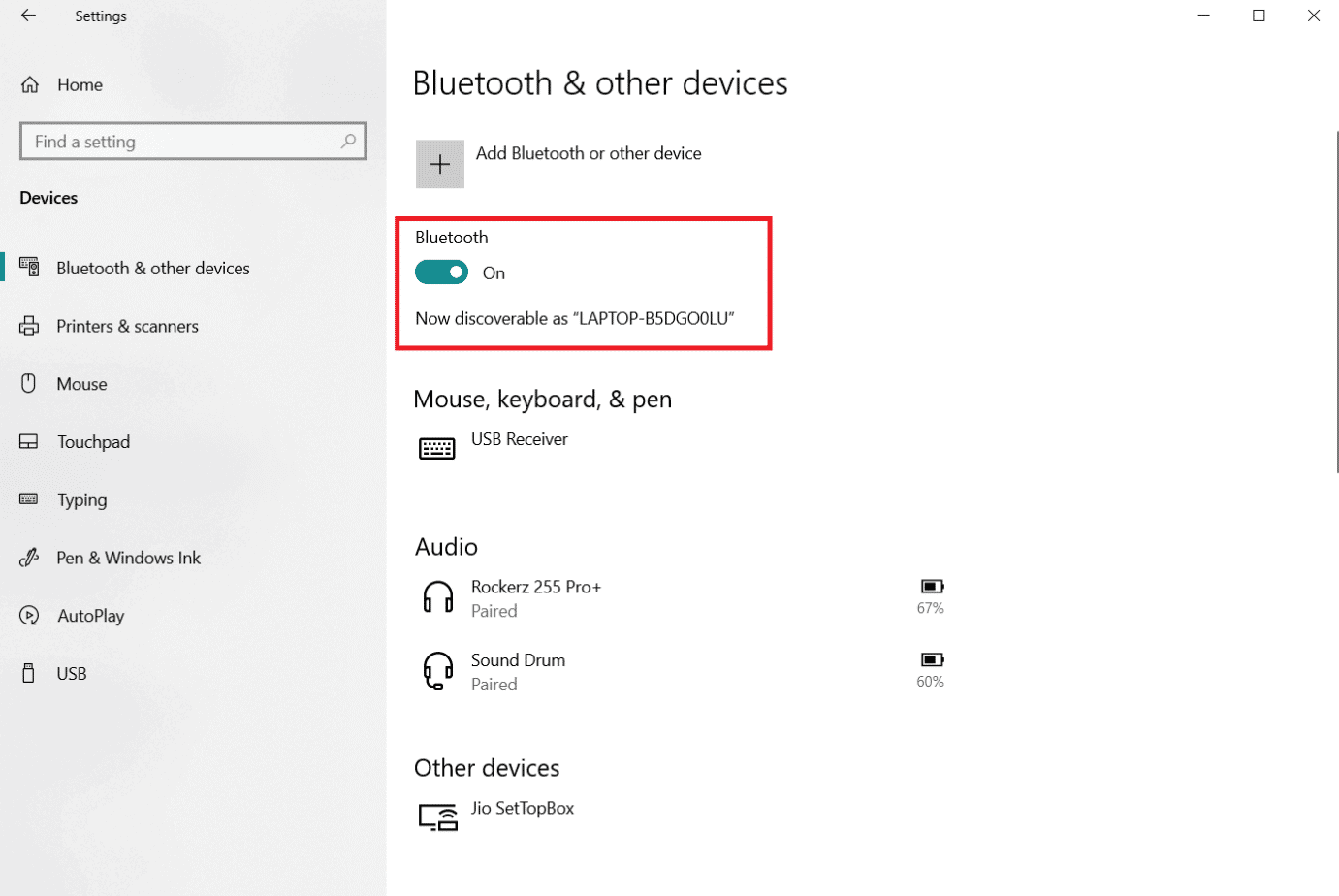 Ensure that the Bluetooth slider is activated. How to Fix Bluetooth Driver Error in Windows 10