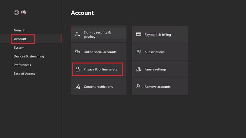 go to account and select Privacy and online safety | Xbox invites delayed