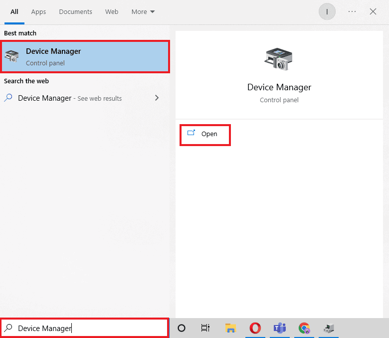 Open Device Manager. Fix Windows Update can’t get list of devices Issue