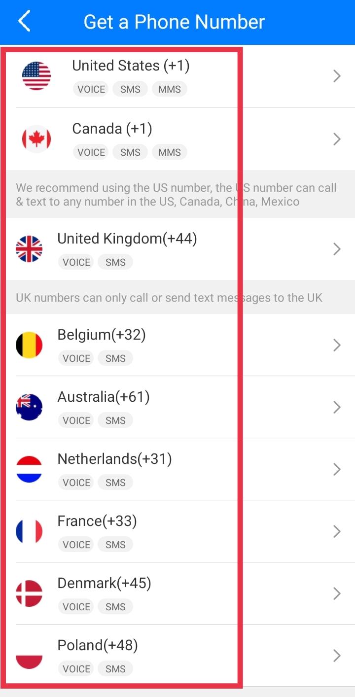 select a country | create Tinder without phone number