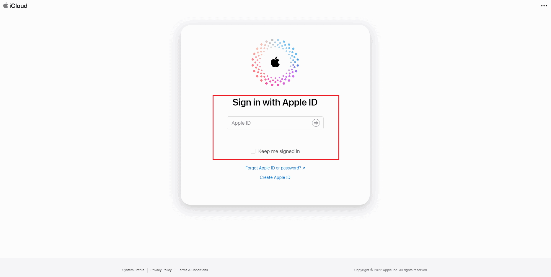 sign in with apple ID