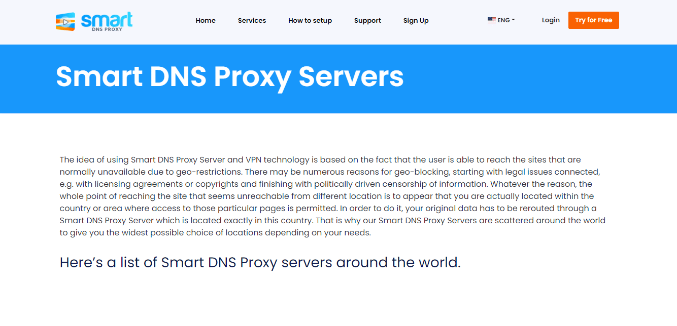 smart dns proxy tool