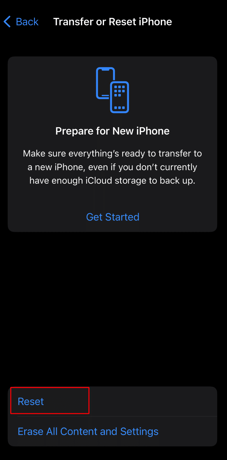tap on reset. Fix Wi-Fi Disconnects When iPhone is Locked