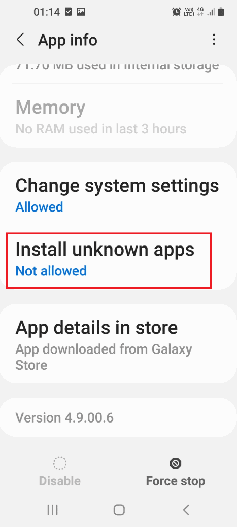 Tap on the Install unknown apps tab. Fix Samsung Internet Keeps Opening