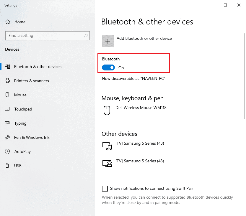 Wait for a while and toggle ON the same setting again. Fix Bluetooth Headphones Stuttering on Windows 10