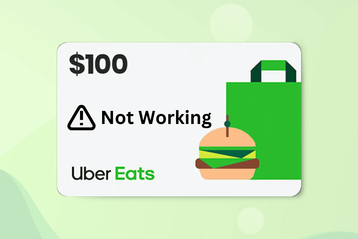 Fix Uber eats Gift Card Not working