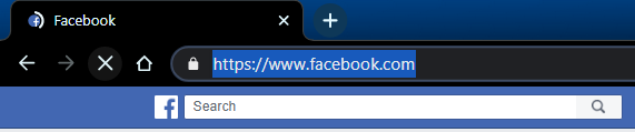 change the http with https before the URL in the address bar. | Facebook not loading=