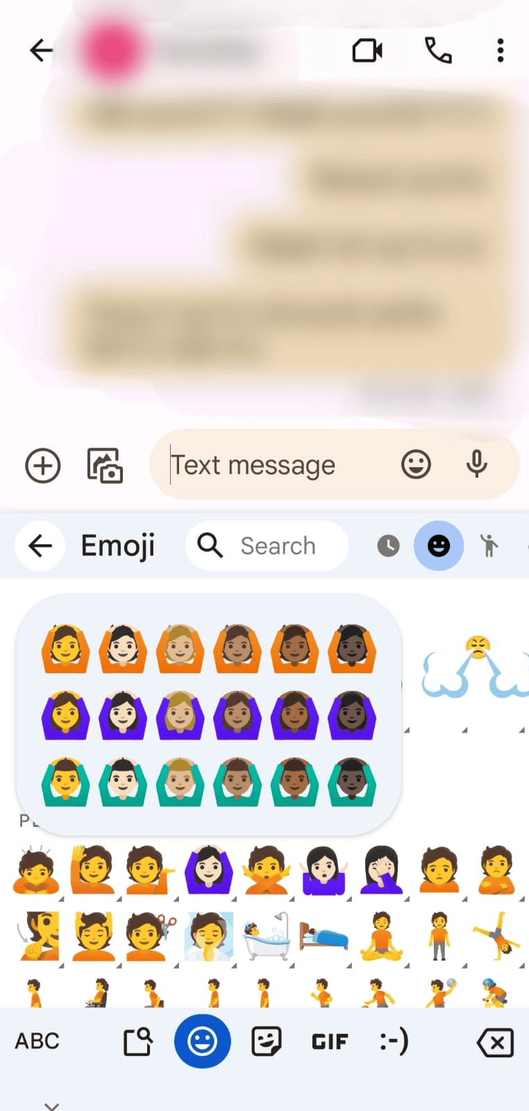 Select emoji color | How to Change Color of Your Emojis on Android