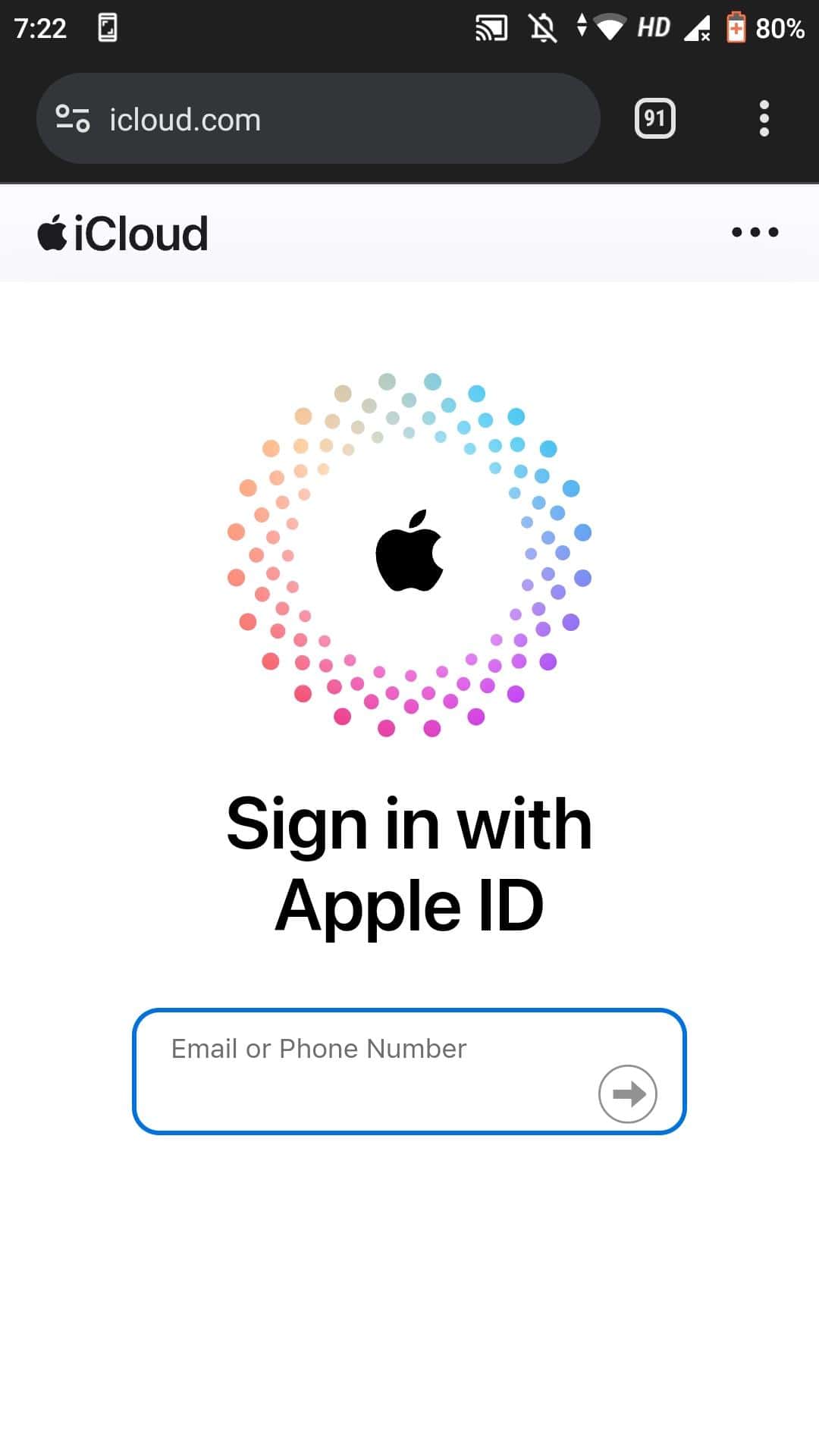 Sign In with your Apple ID 